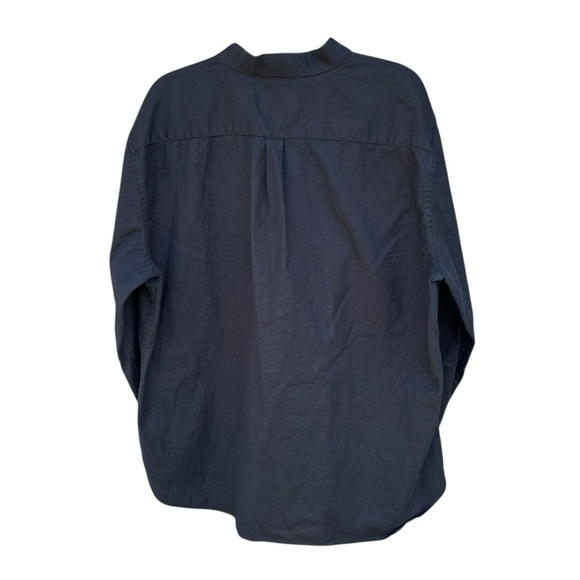 Celtic Ranchwear Grandfather Button Down Irish Linen Band Collar Western 2XL GUC - Picture 2 of 11